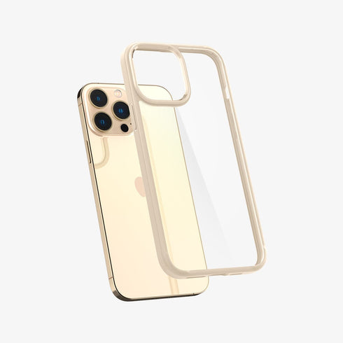 ACS03204 - iPhone 13 Pro Max Case Ultra Hybrid in crystal clear showing the back